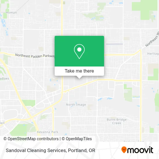 Sandoval Cleaning Services map