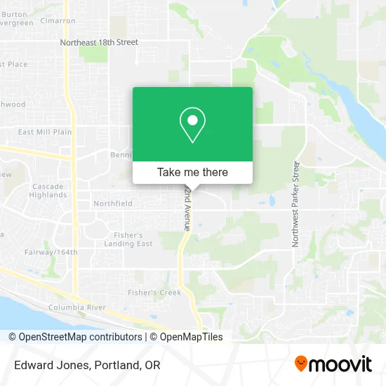 Edward Jones map