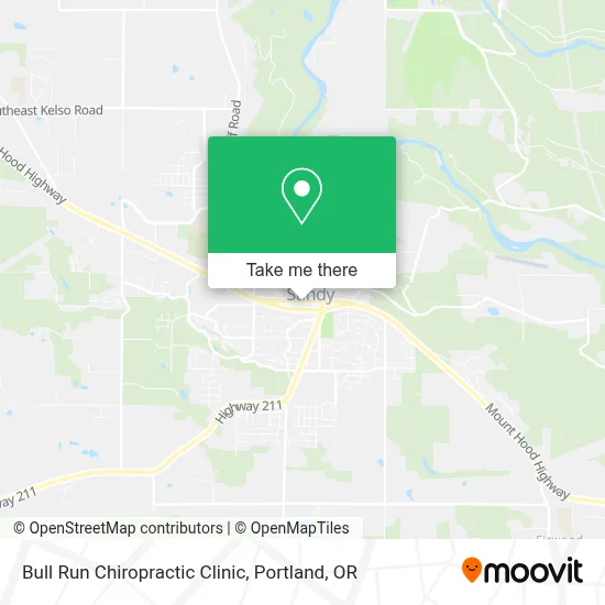 Bull Run Chiropractic Clinic map