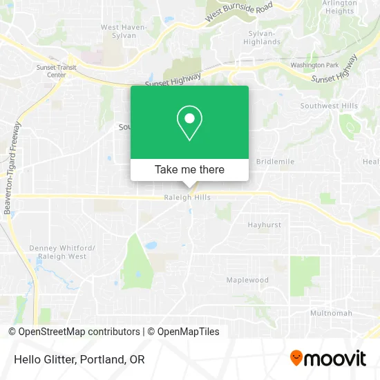 Hello Glitter map