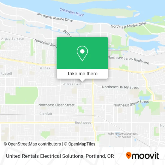 United Rentals Electrical Solutions map