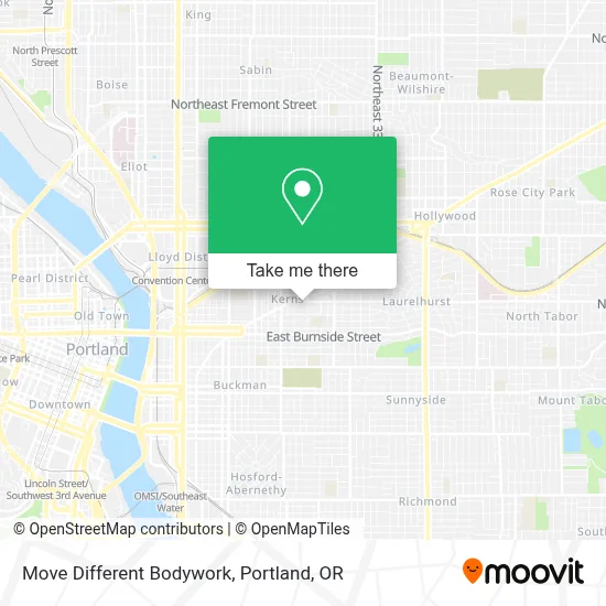 Move Different Bodywork map