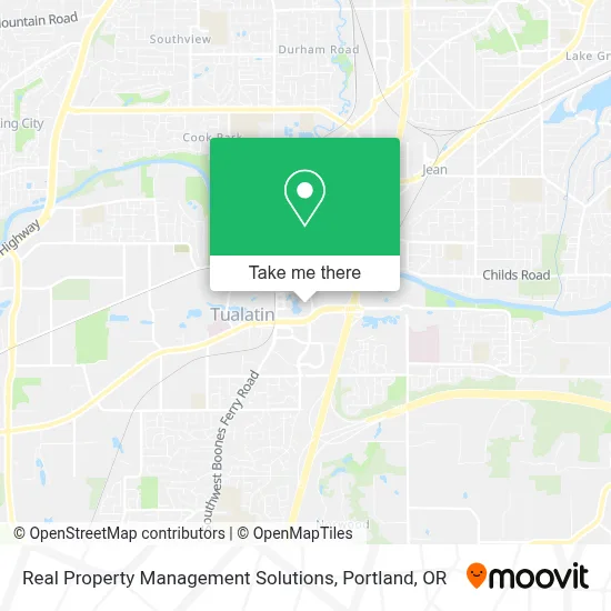 Real Property Management Solutions map