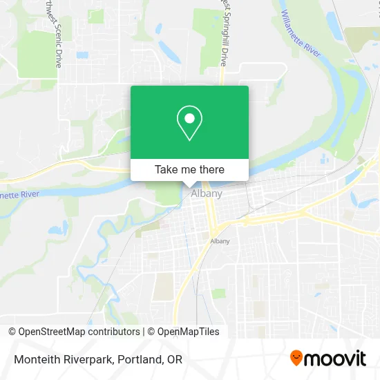 Monteith Riverpark map