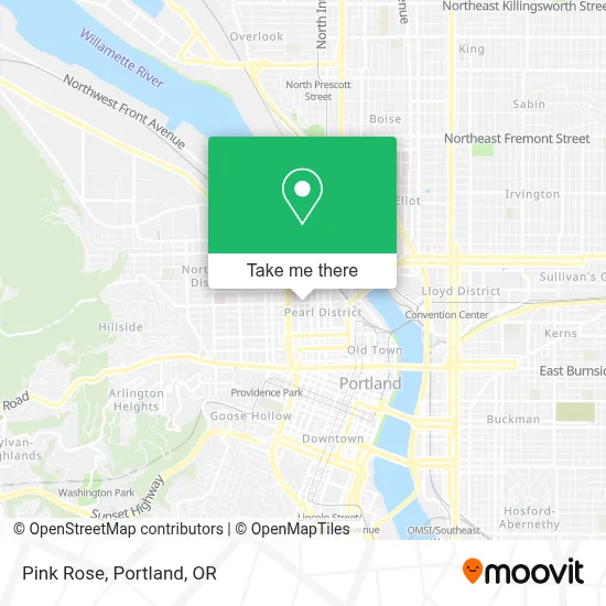 Pink Rose map