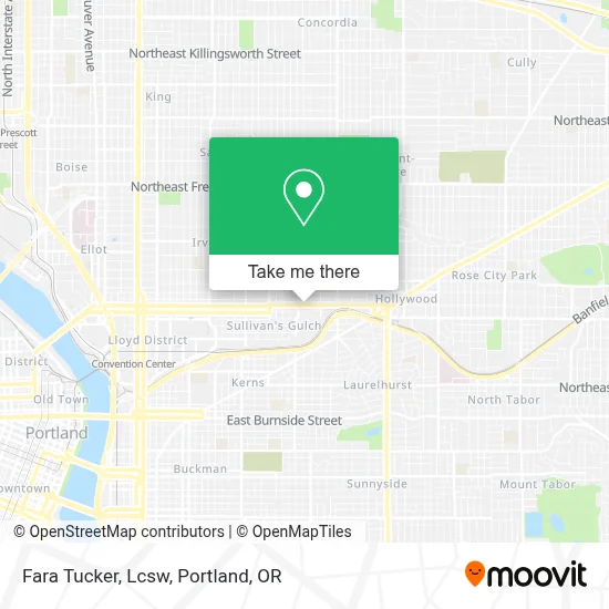 Fara Tucker, Lcsw map