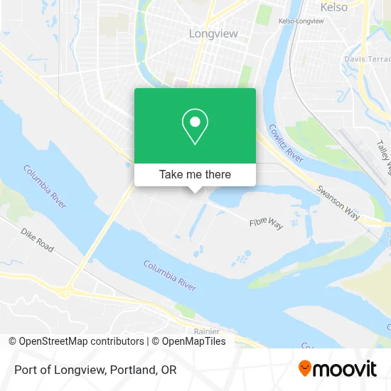 Port of Longview map