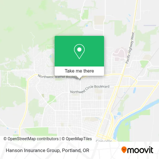 Hanson Insurance Group map