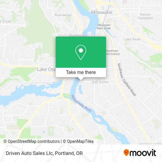 Driven Auto Sales Llc map