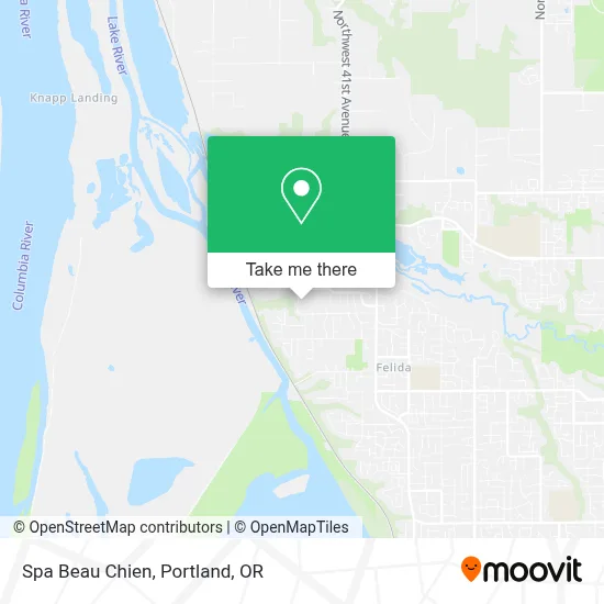 Spa Beau Chien map