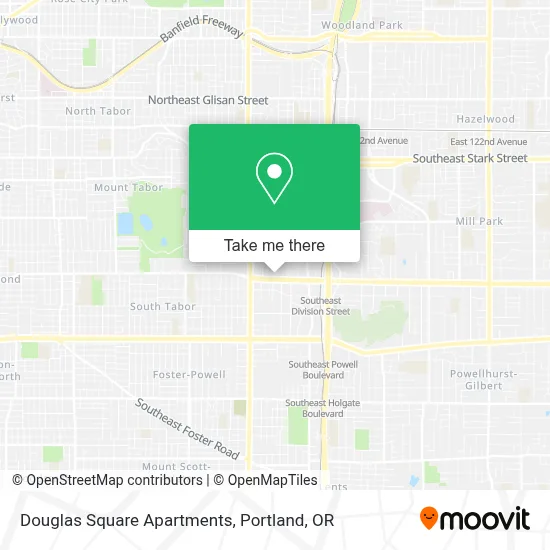 Douglas Square Apartments map