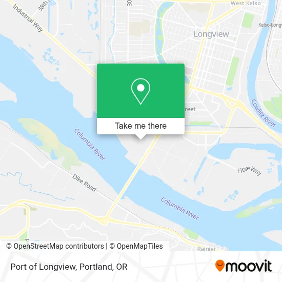 Port of Longview map