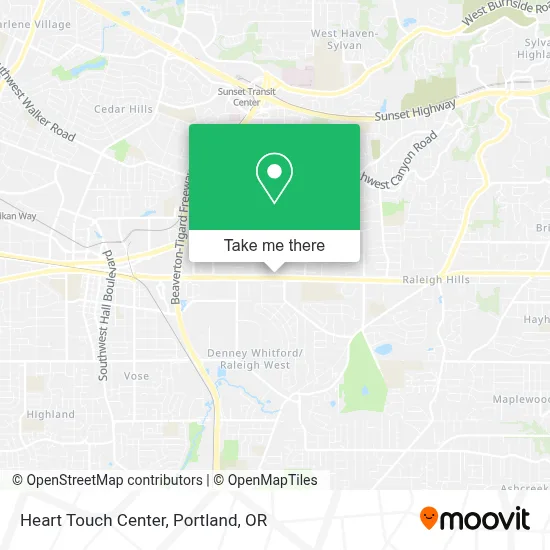 Heart Touch Center map