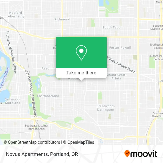 Novus Apartments map