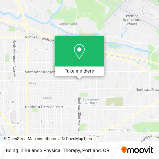Being In Balance Physical Therapy map