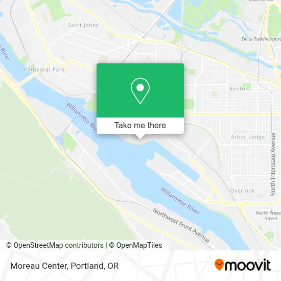 Moreau Center map