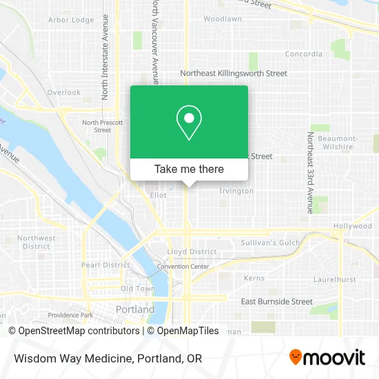 Wisdom Way Medicine map