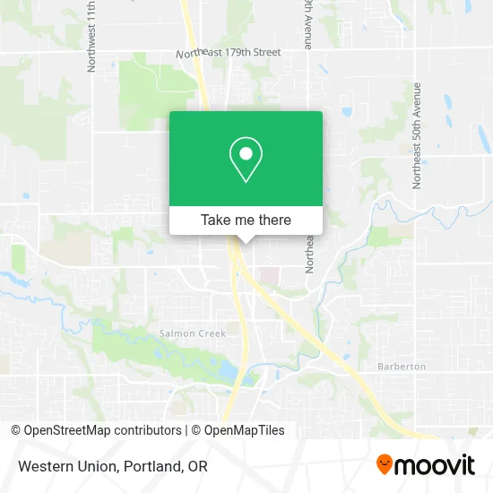 Western Union map