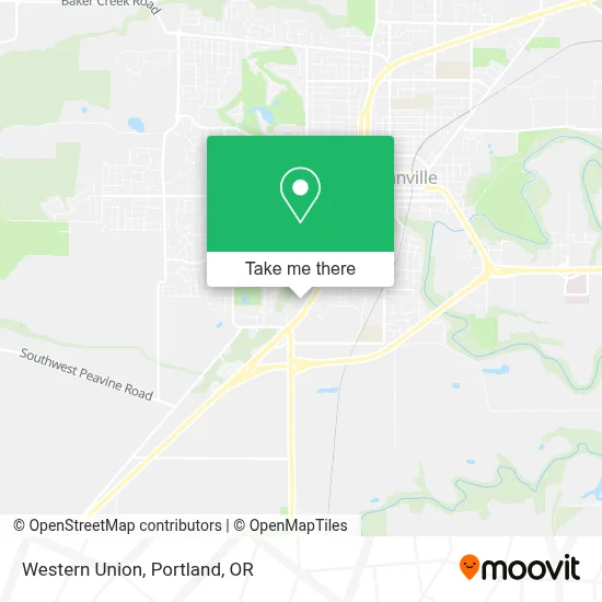 Western Union map