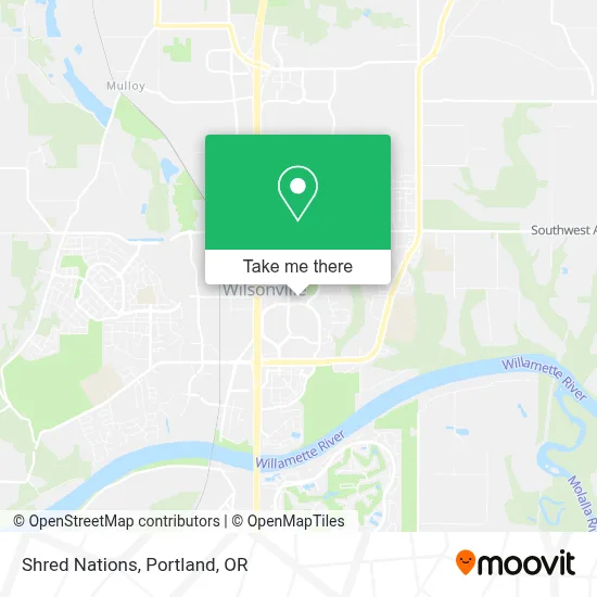 Shred Nations map
