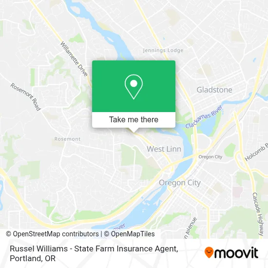 Russel Williams - State Farm Insurance Agent map