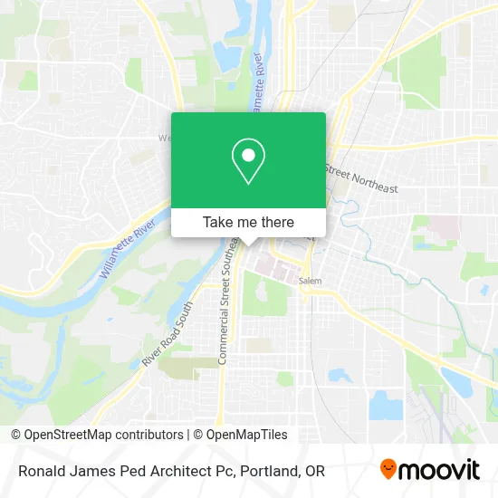 Ronald James Ped Architect Pc map