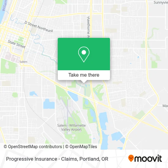 Progressive Insurance - Claims map