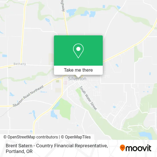Brent Satern - Country Financial Representative map