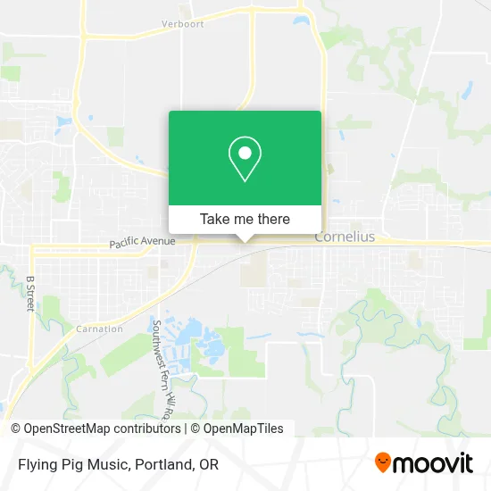 Flying Pig Music map