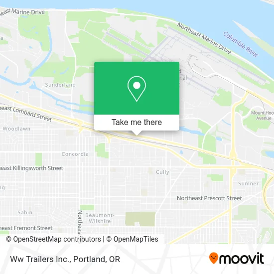 Ww Trailers Inc. map