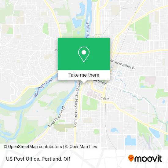 US Post Office map