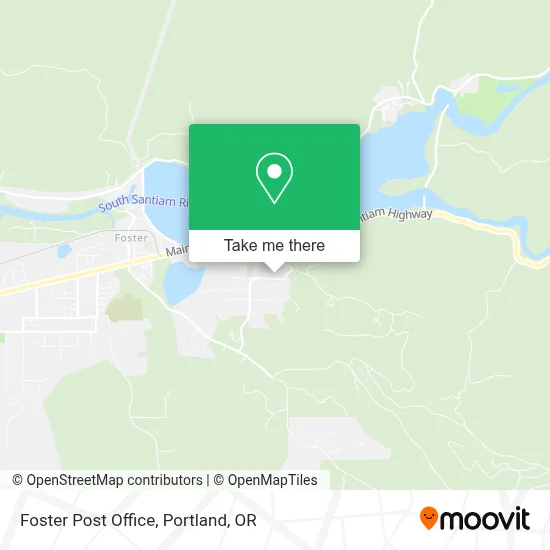 Foster Post Office map