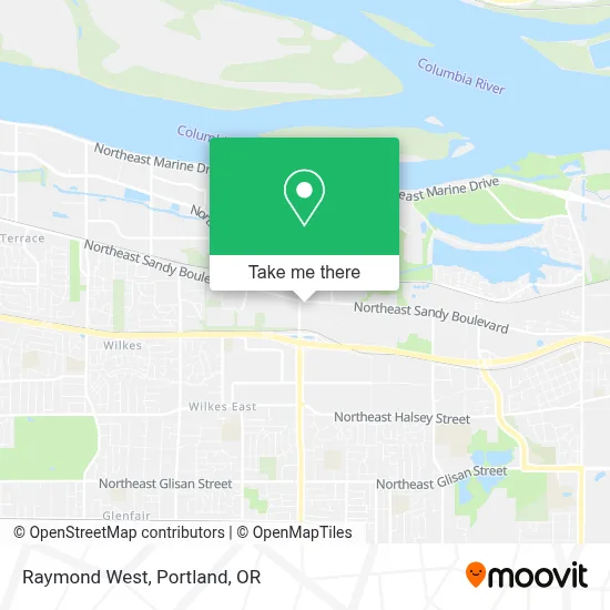 Raymond West map