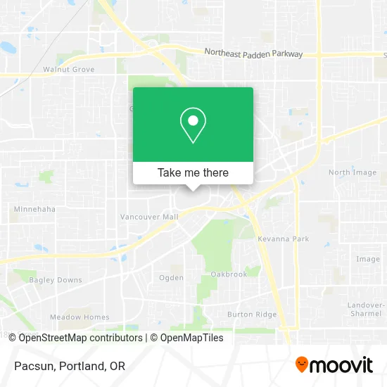 Pacsun map