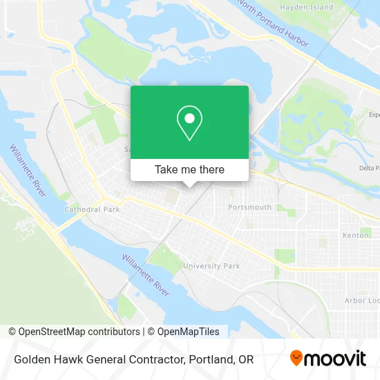 Golden Hawk General Contractor map