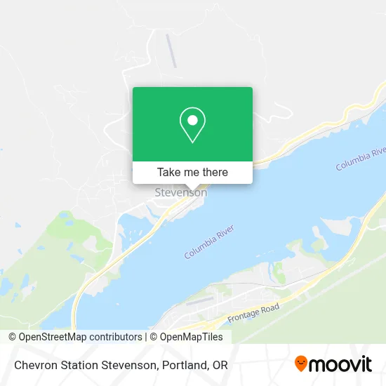 Chevron Station Stevenson map