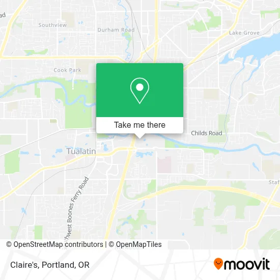 Claire's map
