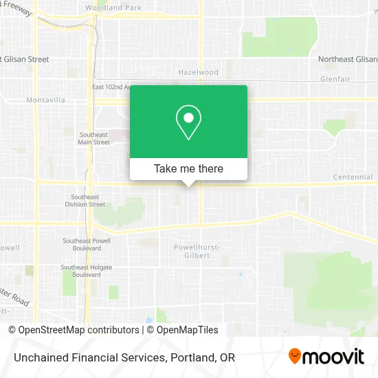 Unchained Financial Services map