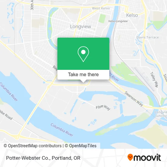 Potter-Webster Co. map