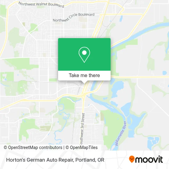 Horton's German Auto Repair map