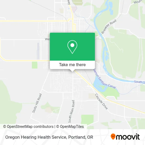 Oregon Hearing Health Service map