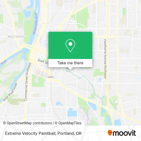 Extreme Velocity Paintball map