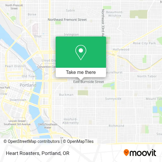 Heart Roasters map