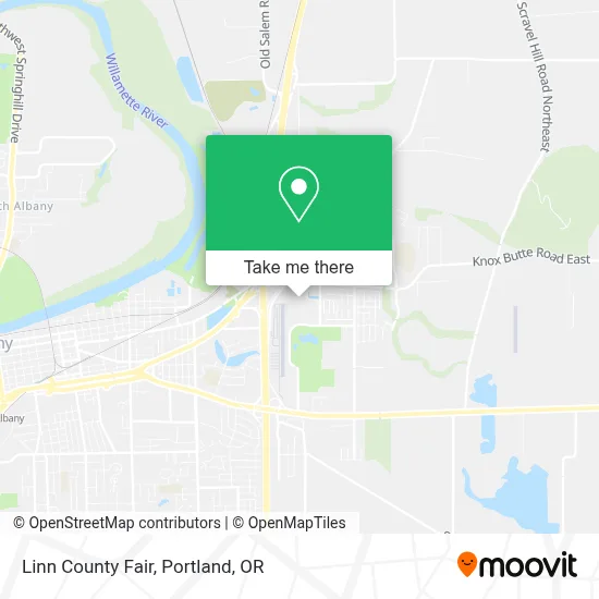 Linn County Fair map