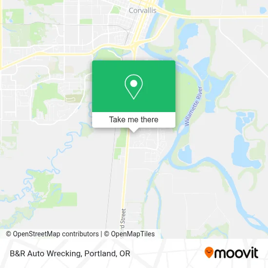 B&R Auto Wrecking map