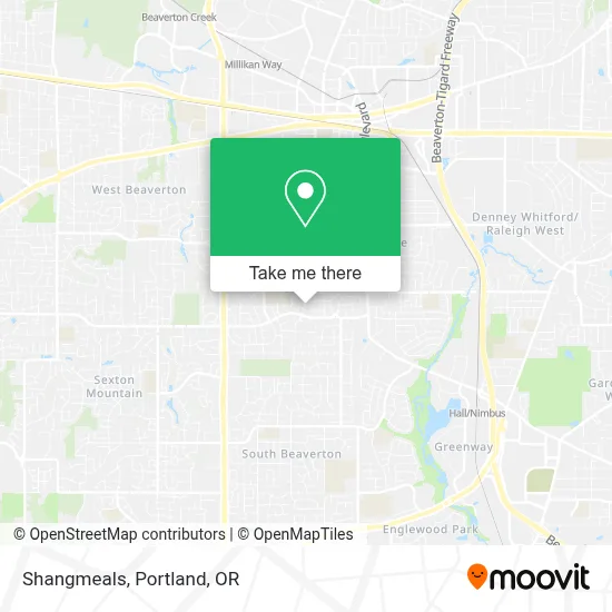 Shangmeals map