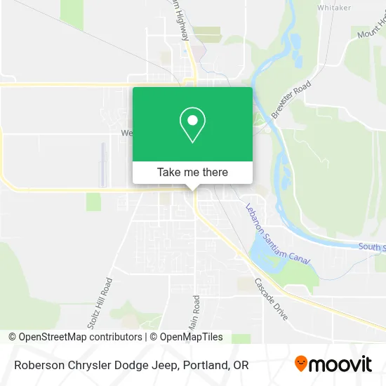 Roberson Chrysler Dodge Jeep map