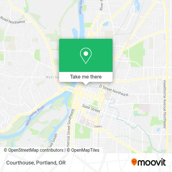 Courthouse map
