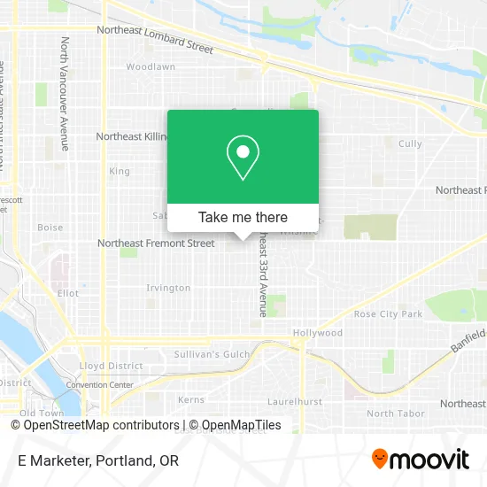 E Marketer map
