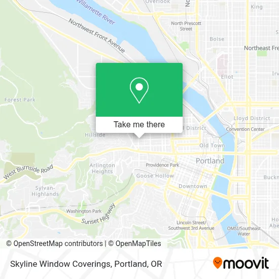 Skyline Window Coverings map